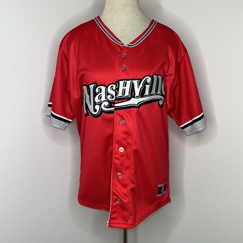 🔹 Nashville Sounds Minor League Baseball Jersey